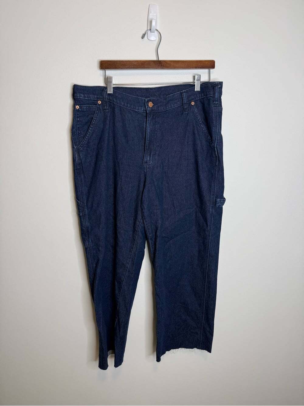 Gap 90s Loose Carpenter Mid Rise Jeans blue size 32 / 14